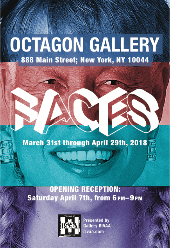 Continuing: Faces, RIVAA Group Show at the Octagon Continuing: Faces, RIVAA Group Show at the Octagon